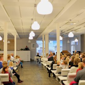 Päätoimikunta järjesti syksyn aikana järjestävillä rauhanyhdistyksillä infotilaisuuksia. Tässä infotilaisuus Tikkakosken rauhanyhdistyksellä ja esittelijänä Marko Tyyskä.