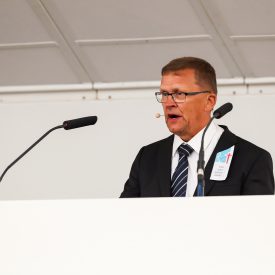 Päätoimikunnan puheenjohtaja Reijo Peura.