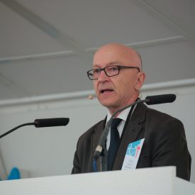 Timo Aho toivotti seuravieraat tervetulleiksi ensi kesänä Muhokselle.