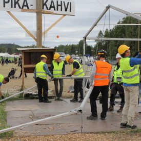 Purku alkoi välittömästi seurojen päätyttyä.