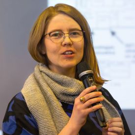 Vilja Paavola perehdyttää kurssilaisia suviseuraviestinnän kiemuroihin
Raunuan opistolla 01/2019