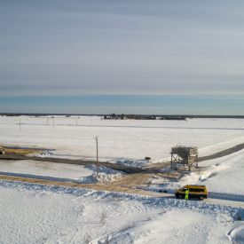 Soraa levitetään seurakentän tiepohjiin helmikuussa 2019