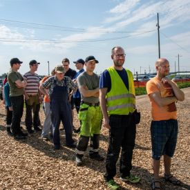 Ruokapalkka on paras palkka hymyistä päätellen :) suurtalkoissa 8.6.