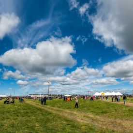 Panoraamakuvaa seurakentältä.