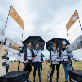 Kuvassa Anna, Marja, Reetta ja Sanna Kuopiosta.