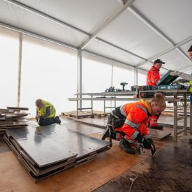 Purkutyöt käynnistyvät.